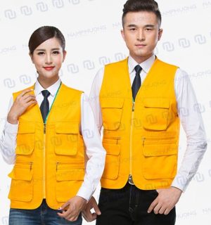 Áo gile bảo hộ kỹ sư màu sắc bắt mắt