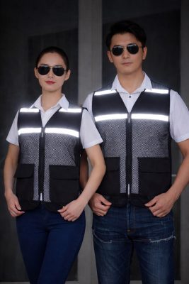 Chi tiết phần phản quang trên áo