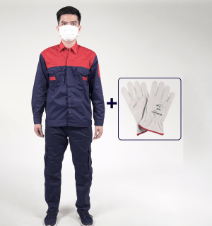 Áo quần bảo hộ và găng tay bảo hô
