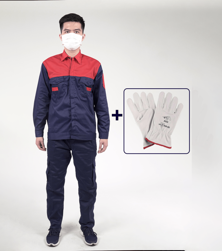 Áo quần bảo hộ và găng tay bảo hô
