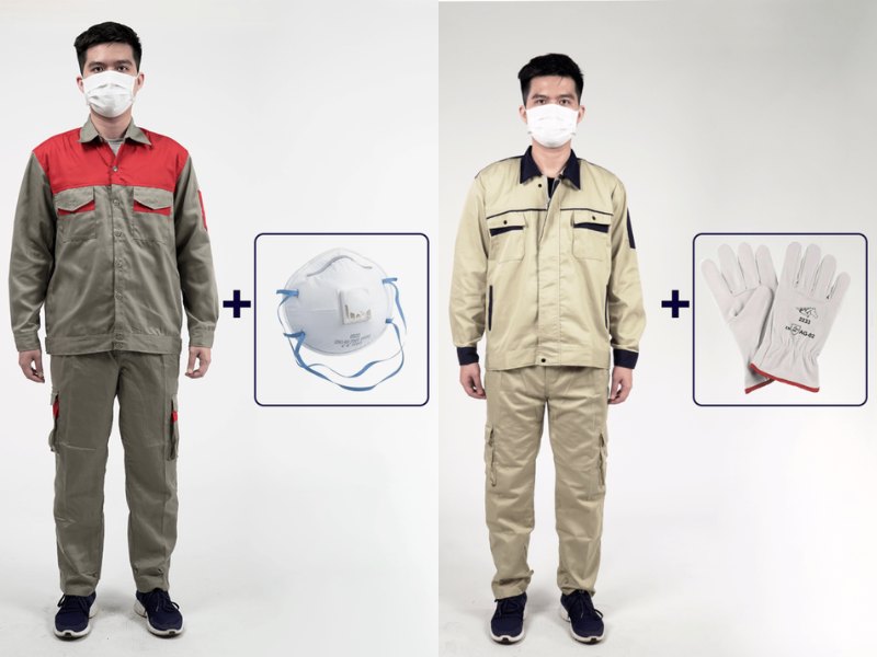 Đồng phục công nhân xây dựng nên sử dụng chất liệu bền bỉ và thoáng khí để có thể chịu được môi trường làm việc khắc nghiệt