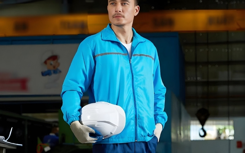 Áo khoác bảo hộ với cấu tạo đa lớp, khả năng cản gió, giữ ấm hiệu quả và thiết kế linh hoạt