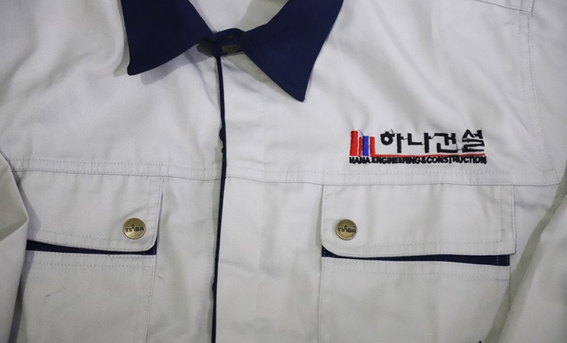 Logo thêu nên dùng cho logo đơn giản