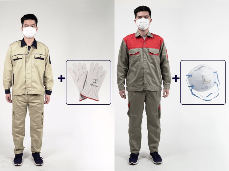 Quần áo bảo hộ phổ thông được thiết kế theo hướng tối giản nhưng vẫn đảm bảo đầy đủ công năng bảo hộ cơ bản