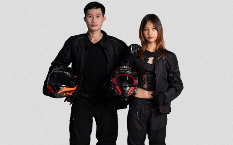 Áo giáp LS2 ôm khít, có giáp đạt chuẩn CE giúp chạy tốc độ cao an tâm và an toàn hơn