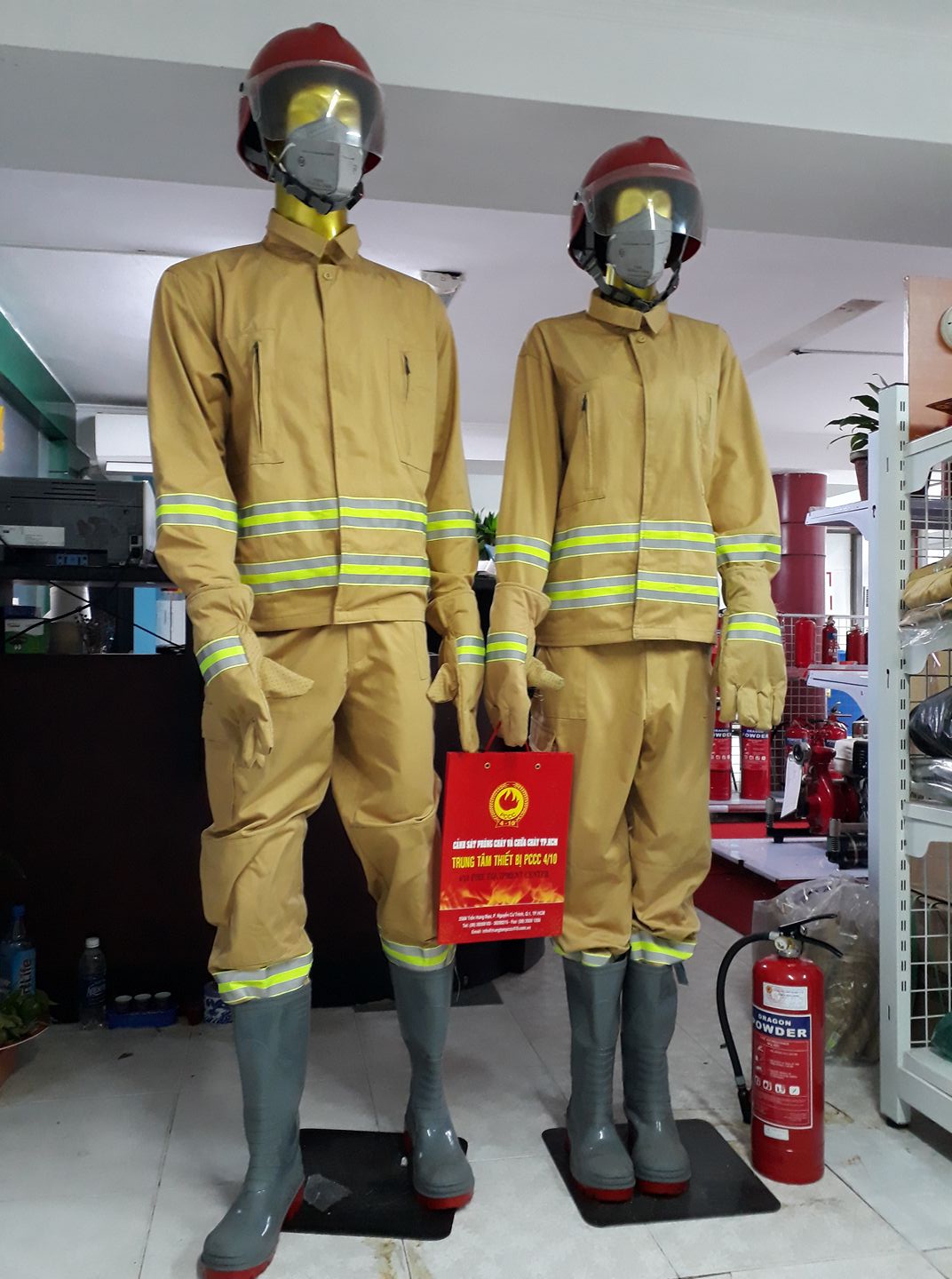 Sử dụng đồ bảo hộ chống cháy trong môi trường nhiệt độ cao
