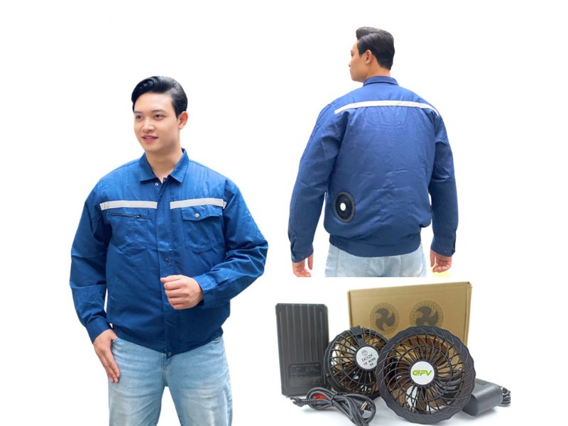 Cần chọn áo bảo hộ điều hòa phù hợp công việc và có pin chính hãng, ổn định