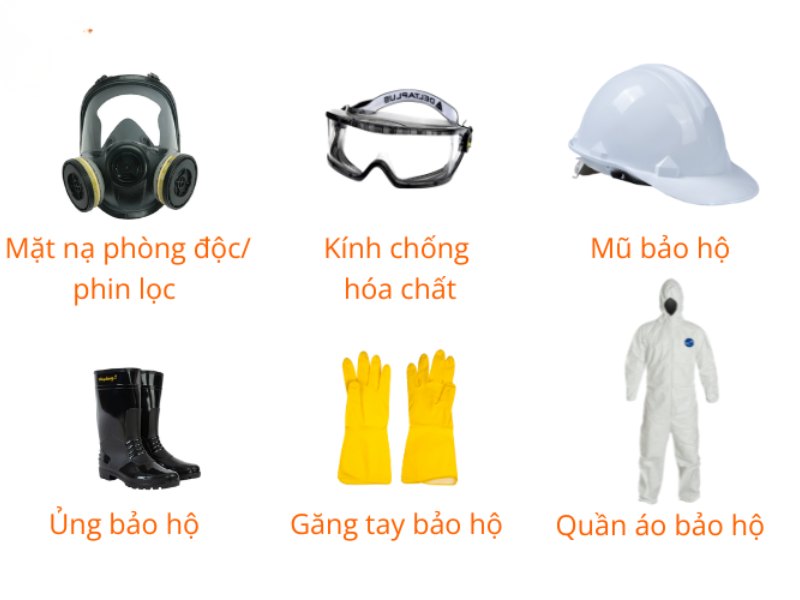 Đồ bảo hộ cần dùng kèm khi phun sơn chất lượng để bảo vệ  cơ thể tốt nhất