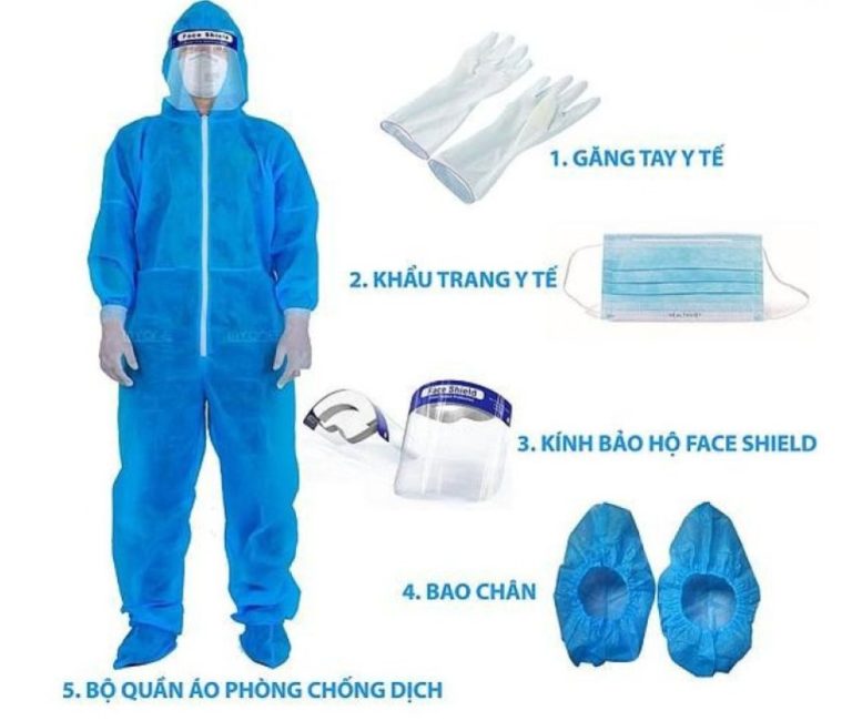Bộ đồ bảo hộ y tế 7 món gồm những gì và cách chọn đúng theo mức độ rủi ro