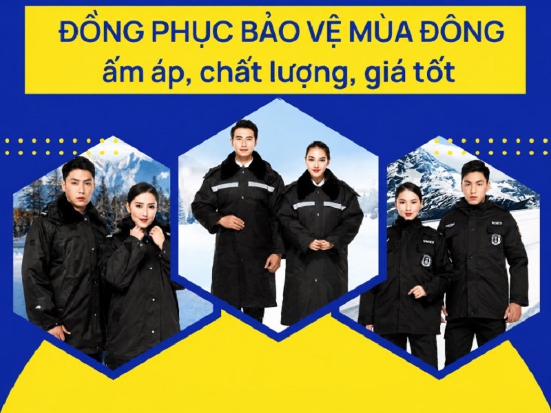 Đồng phục bảo vệ mùa đông Nam Phương thiết kế chuẩn form, đường nét tinh tế