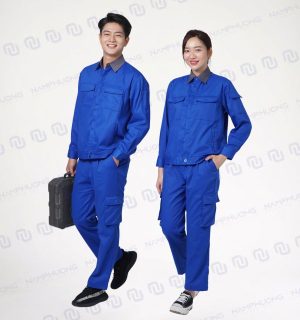 Đồng phục bảo hộ xây dựng mã DXD-08 thiết kế hiện đại, phù hợp cho công nhân và kỹ sư công trình