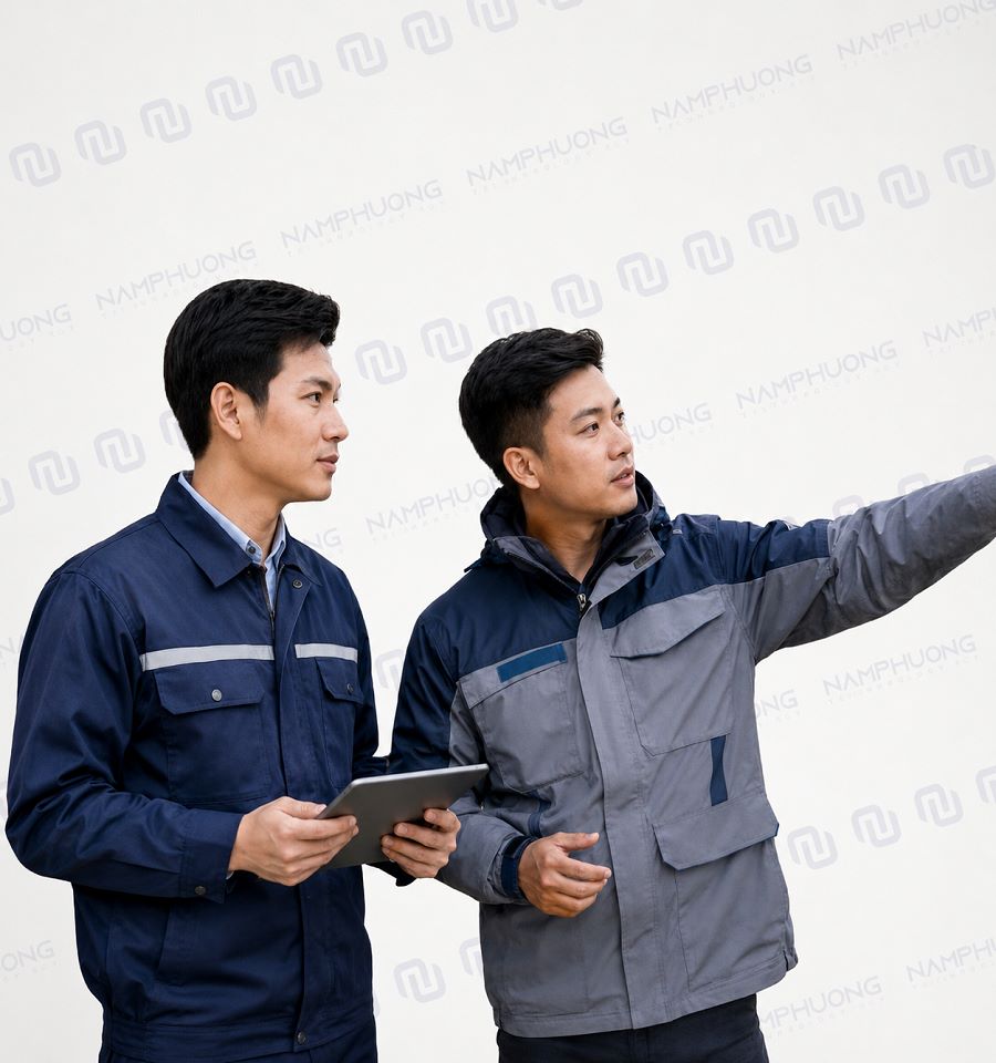 Chất liệu và form dáng đúng giúp áo bảo hộ thoáng mát, dễ vận động hơn