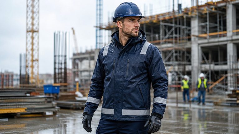 Áo khoác bảo hộ chống thấm cho công nhân xây dựng cần thiết kế form vừa vặn