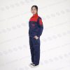 Quần dài màu xanh navy, form suông dễ vận động