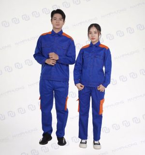 Mẫu đồng phục bảo hộ lao động kỹ sư DKS-13 được thiết kế theo phong cách khỏe khoắn
