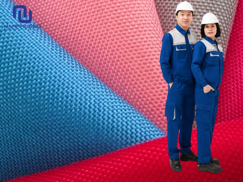 Chất liệu vải ảnh hưởng lớn nhất đến giá áo khoác bảo hộ lao động