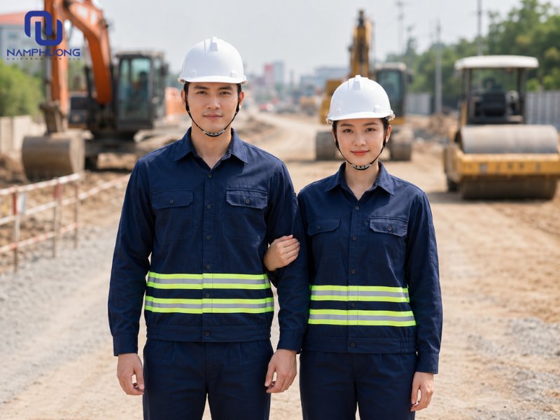 Doanh nghiệp nên chọn size áo bảo hộ theo form dáng và môi trường làm việc