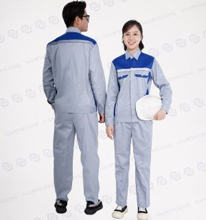 Đồng phục bảo hộ cơ khí sản xuất mã DCK-13 thiết kế 4 túi hộp tiện lợi