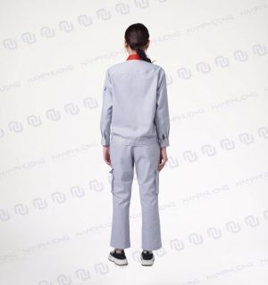 Quần áo bảo hộ công nhân DCN-14 sử dụng chất liệu Kaki Pangrim