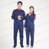 Đồng phục bảo hộ thợ hàn mã DTH-09 được thiết kế với điểm nhấn đỏ vô cùng nổi bật