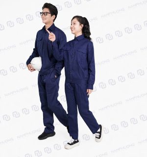 Đồng phục bảo hộ xây dựng mã DXD-10 sử dụng vải Kaki Pangrim Hàn Quốc bền chắc