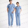 Đồng phục bảo hộ y tế mã DYT-09 gây ấn tượng với gam xanh pastel thanh lịch