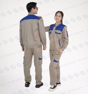 Quần bảo hộ dáng suông kết hợp túi hộp tăng tính tiện dụng