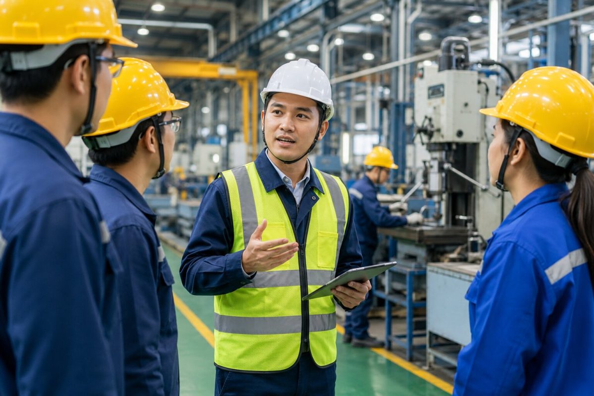 An toàn vệ sinh viên là cầu nối giám sát và phòng ngừa rủi ro tại nơi làm việc