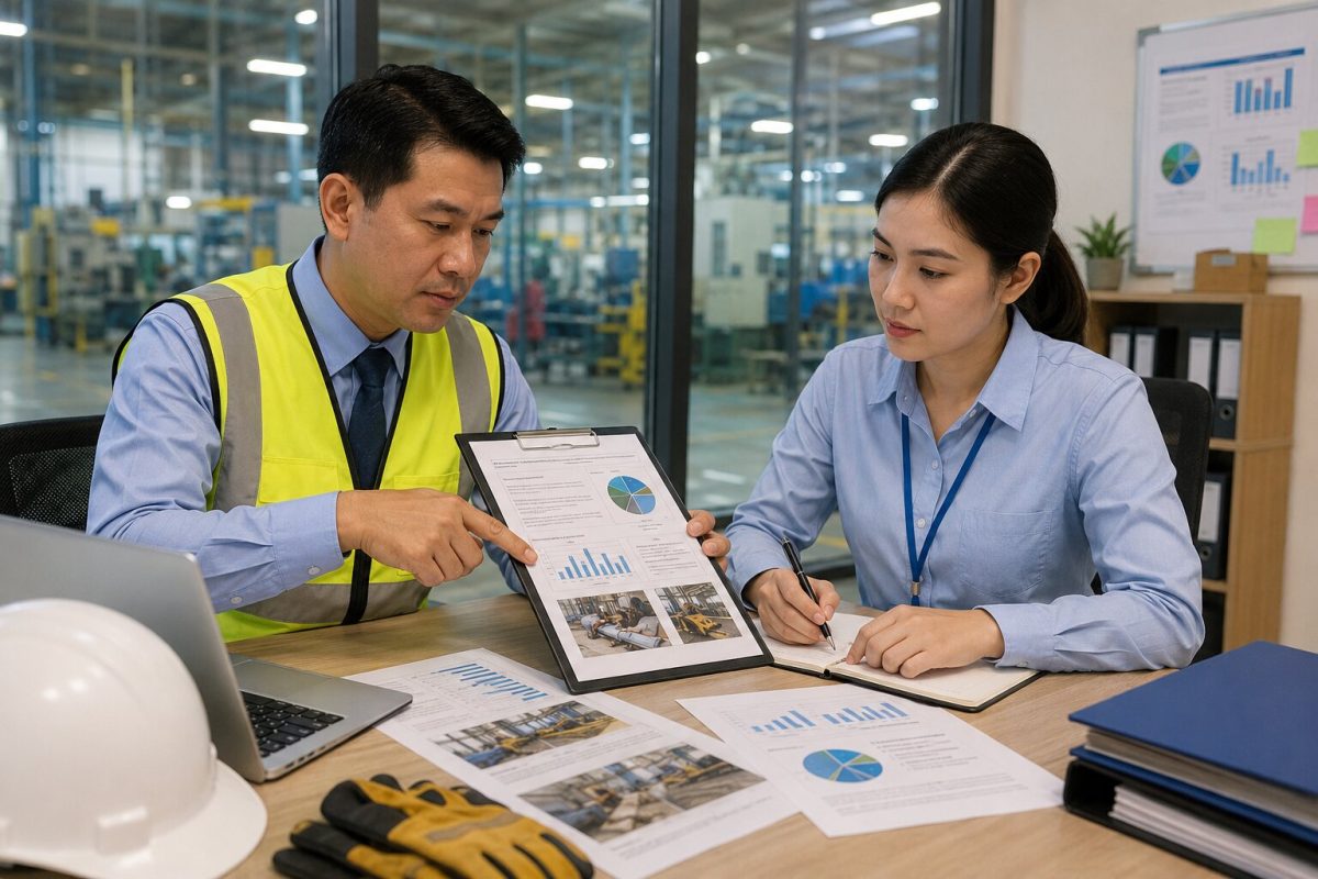 Báo cáo tai nạn lao động tổng hợp sự cố, nguyên nhân, thiệt hại và biện pháp khắc phục