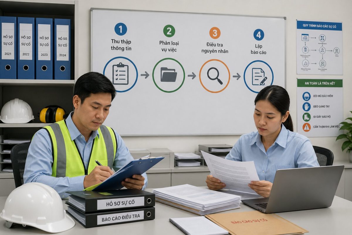 Báo cáo đầy đủ giúp doanh nghiệp thống kê tai nạn, phân tích nguyên nhân và phòng ngừa 