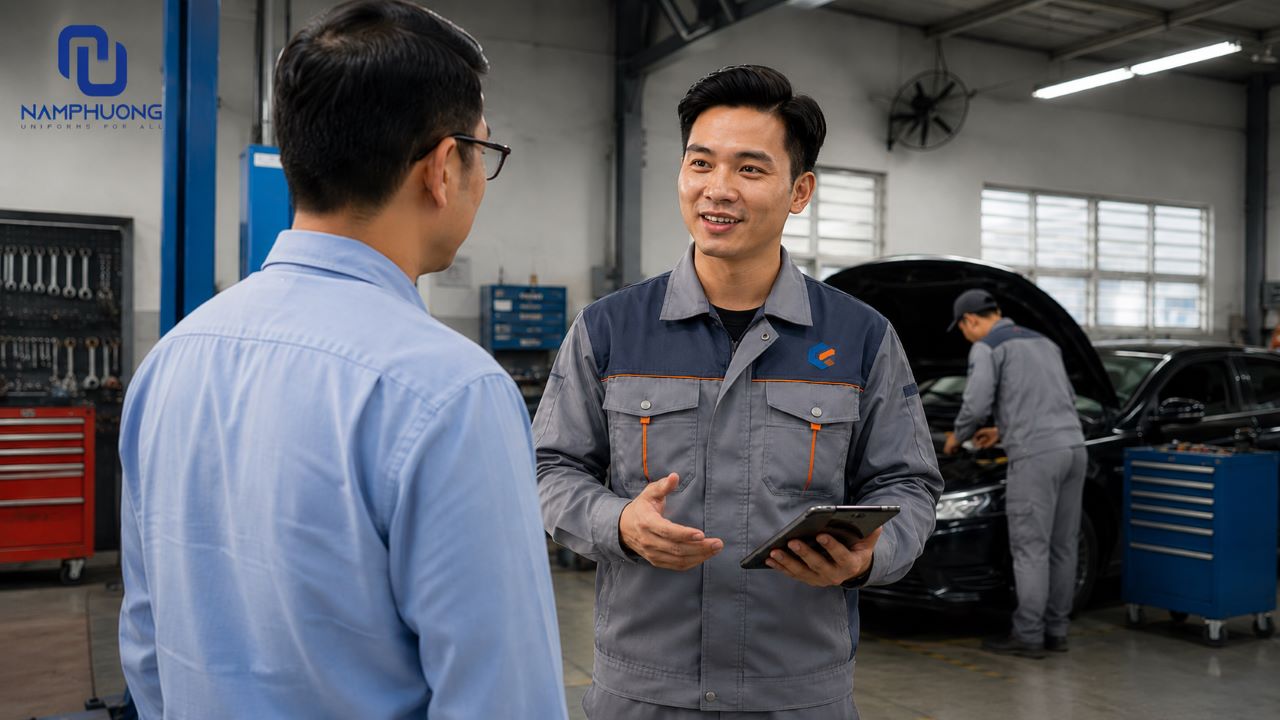 Công nghệ in thêu của Nam Phương giúp logo bền đẹp theo thời gian