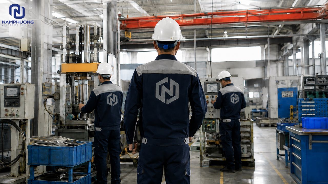 Logo ngực trái giúp nhận diện thương hiệu khi giao tiếp