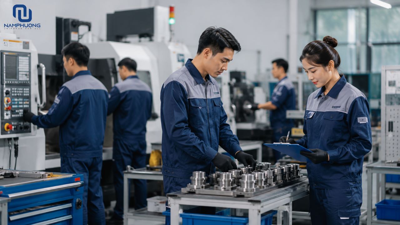 Đồng phục phù hợp giúp nhân viên duy trì hiệu suất làm việc ổn định