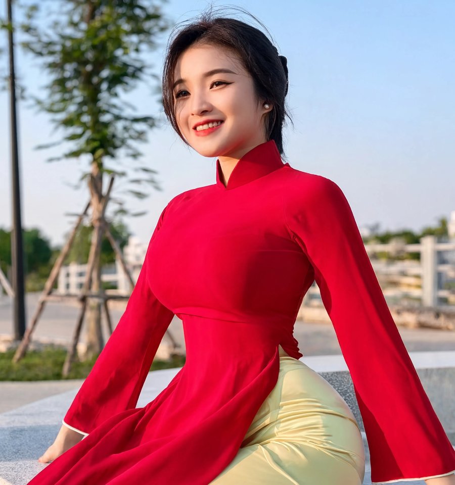 Áo dài đồng phục SGU thanh lịch, duyên dáng