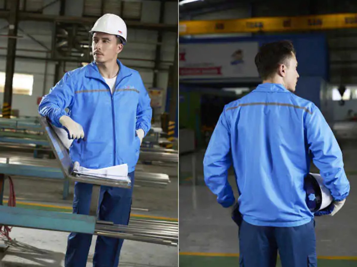 Áo gió 2 lớp nhẹ, cản gió và thuận tiện cho kỹ sư di chuyển tại công trường
