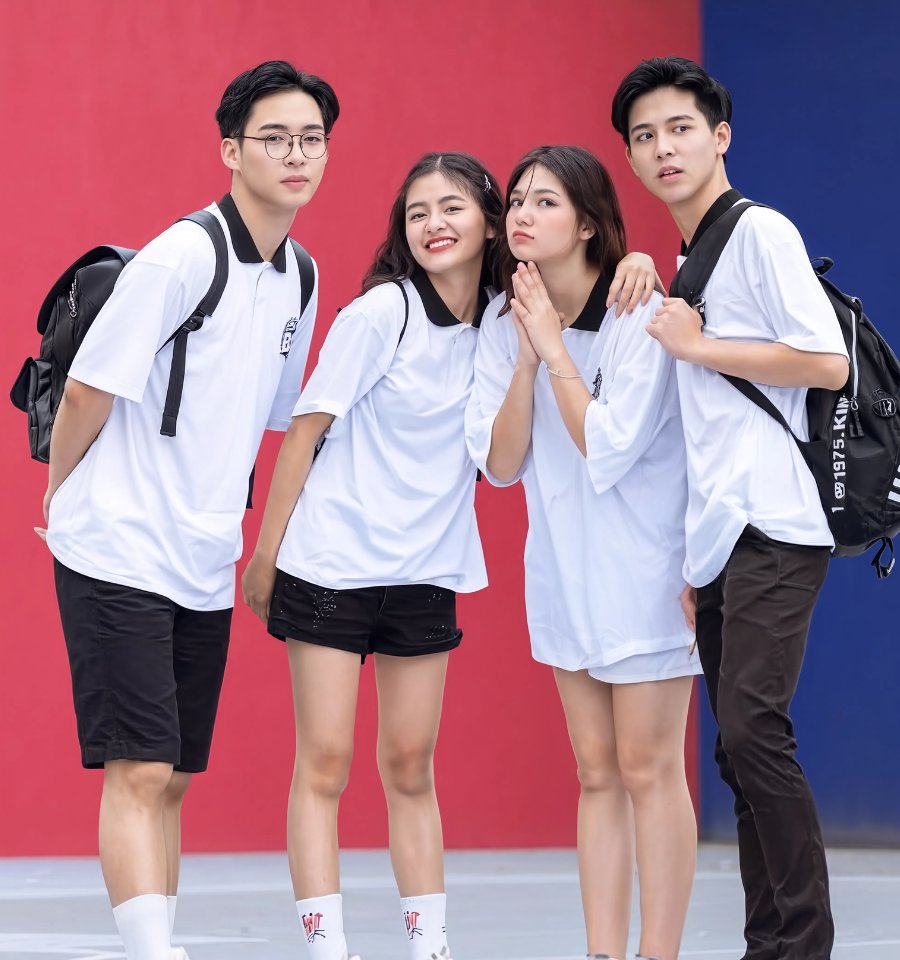 Áo lớp Chu Văn An trẻ trung, cá tính và lưu giữ những kỷ niệm đáng nhớ của tuổi học trò