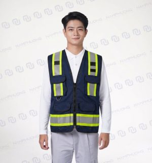 APQ-15 có thiết kế gile không tay, cổ chữ V