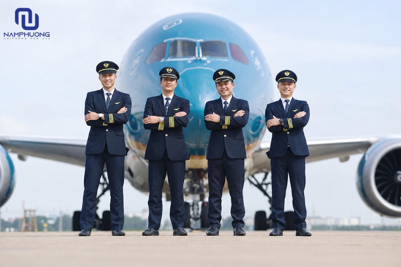 Đồng phục phi công Vietnam Airlines thể hiện tính kỷ luật, sự trang trọng