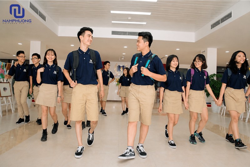 Đồng phục Trung học Vinschool thanh lịch, chỉn chu và phù hợp lứa tuổi 