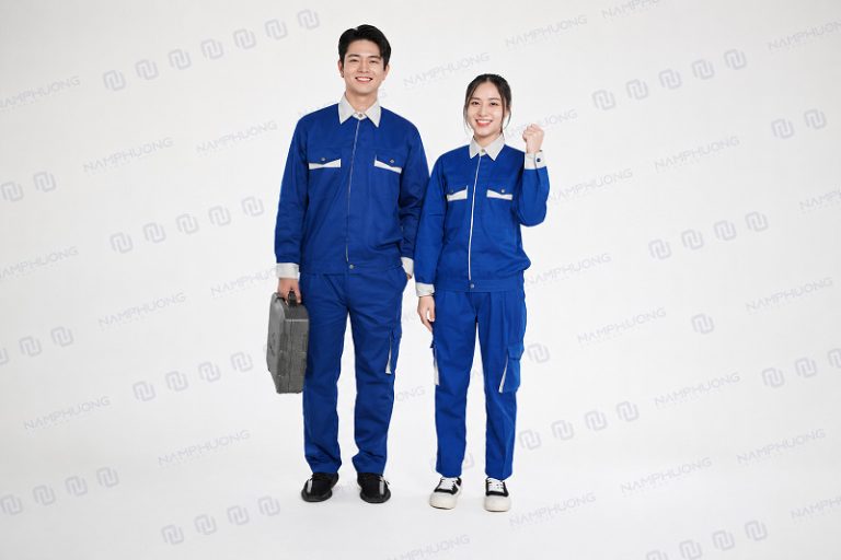 Màu sắc đồng phục kỹ sư cơ khí có khả năng che vết bẩn tốt