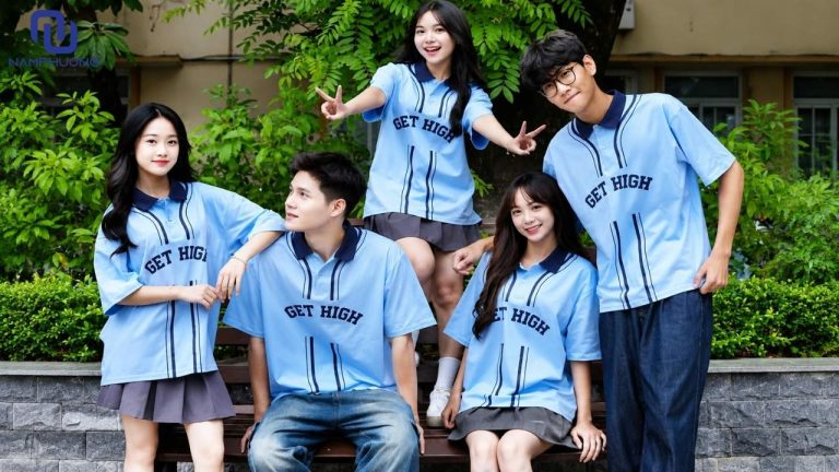 Áo polo oversize với form rộng phù hợp với nhiều vóc dáng