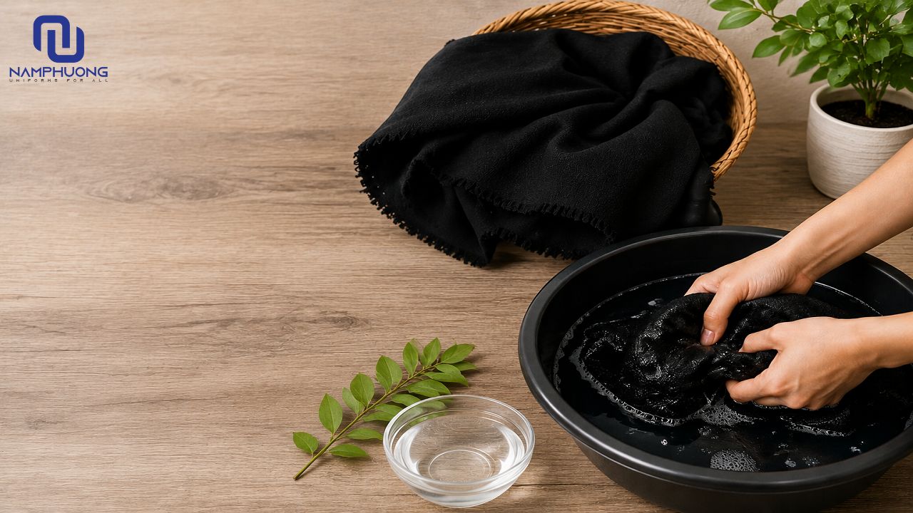 Bảo quản đúng cách giúp các sản phẩm từ vải thô đen duy trì được màu sắc, form dáng