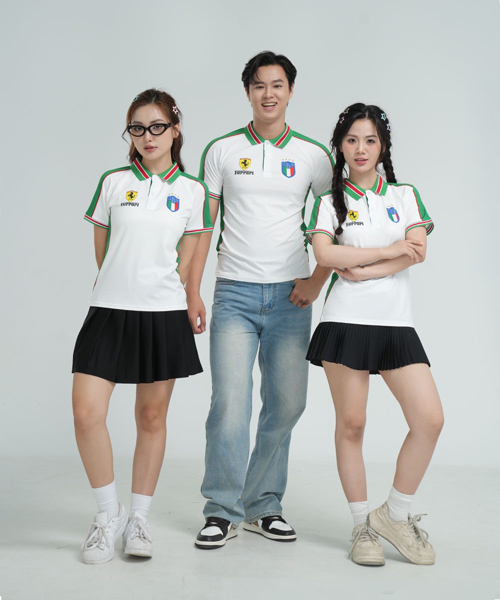 Chi tiết may tinh xảo giúp áo thun đồng phục cao cấp thêm sang trọng, chắc chắn