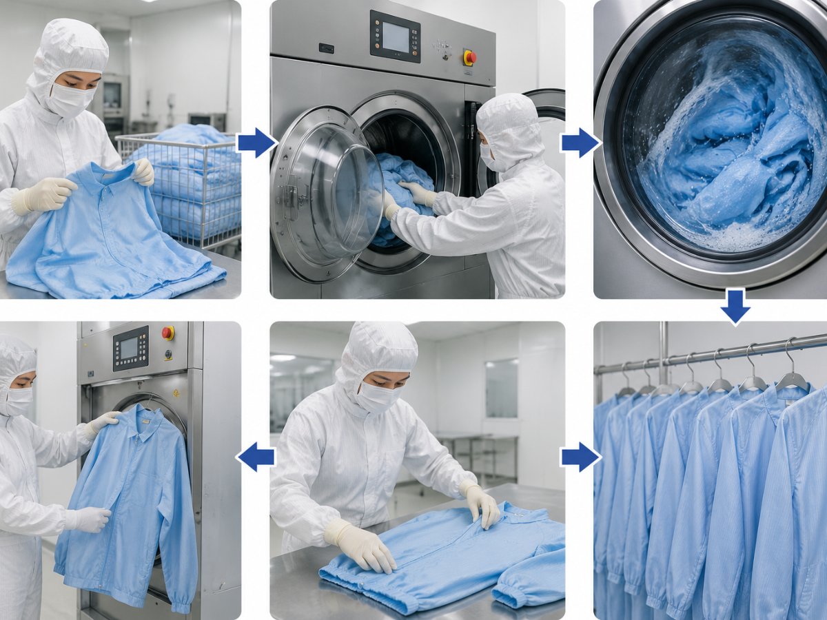 Giặt sấy đúng cách giúp duy trì độ bền và khả năng chống tĩnh điện
