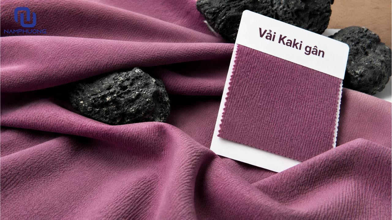 Kaki gân nổi bật với độ dày cao và khả năng giữ form tốt
