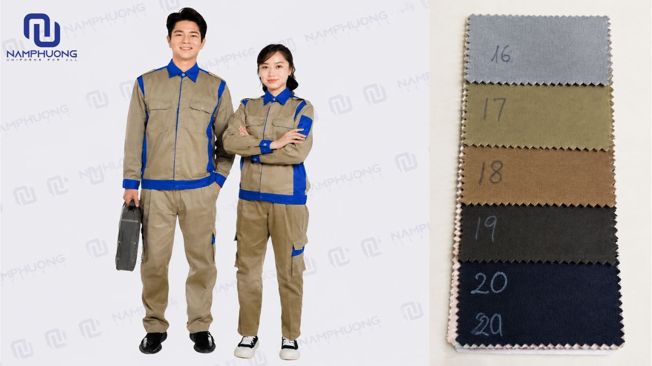 Kaki Thành Công phù hợp với đồng phục kỹ sư nhờ khả năng chịu ma sát tốt