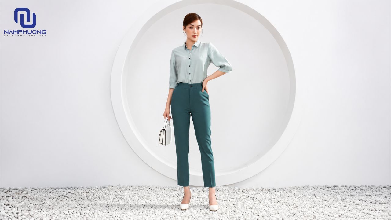 Kaki thun là lựa chọn phù hợp cho đồng phục công sở
