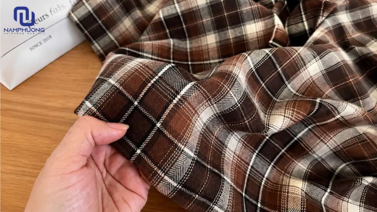 Vải Kaki caro cân bằng giữa độ bền và tính thẩm mỹ