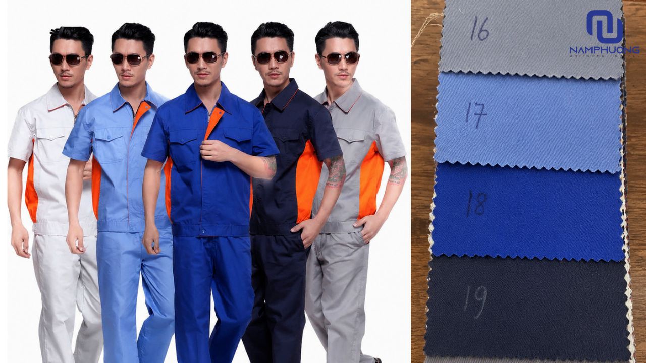 Vải Kaki Thành Công giúp quần áo bảo hộ giữ form gọn gàng