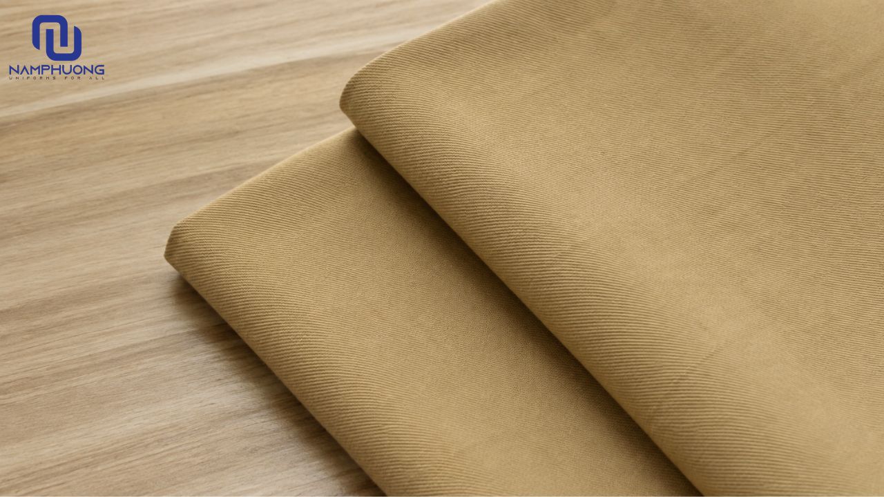 Vải kaki thun cotton cao cấp mang đến cảm giác mềm mại, thoáng mát